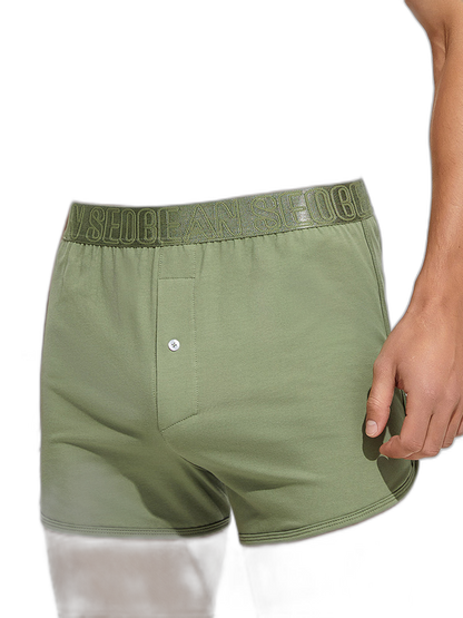 Men’s Knitted Boxers With Button Fly