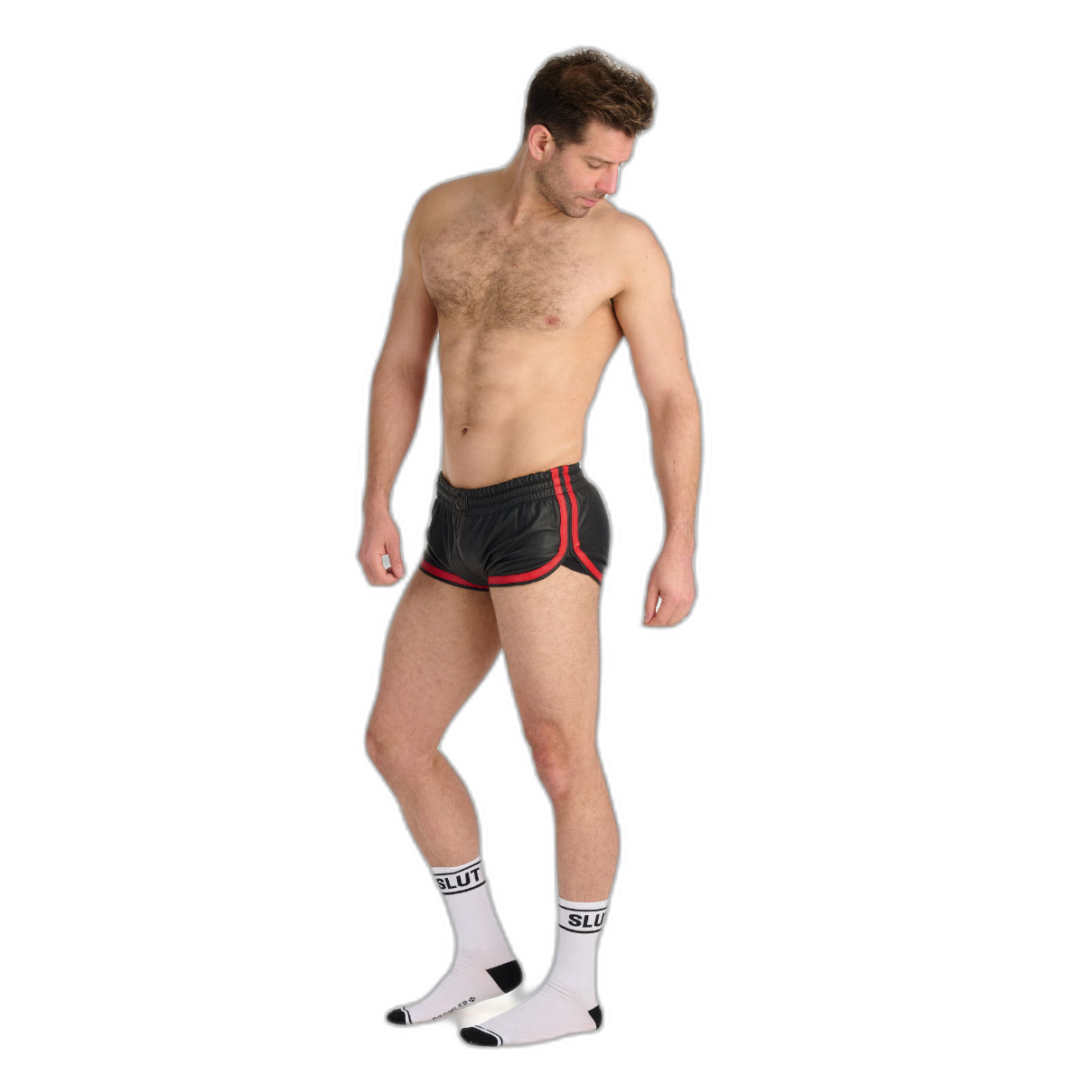 Prowler RED Slut Socks White Black