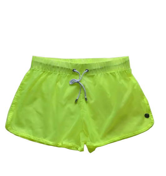 Dog & Master Low Waist Translucent Shorts Green