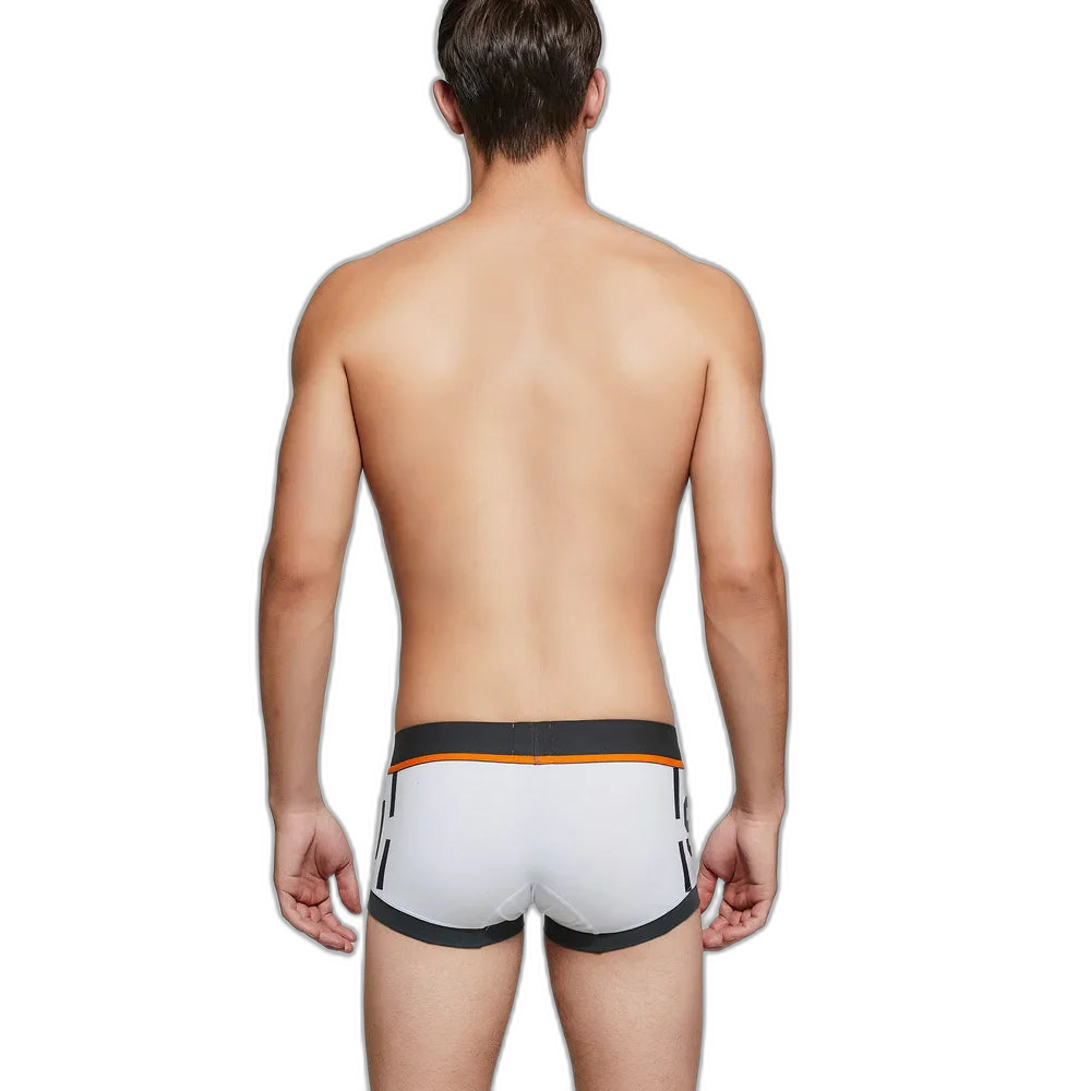 SEOBEAN Athletic Print Cotton Boxer Briefs