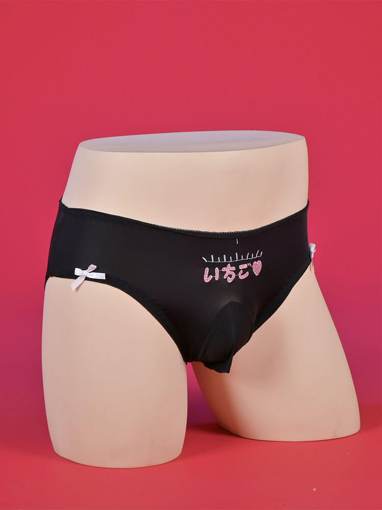 Men's Japanese-Style Sweet Silky Double Bow Briefs