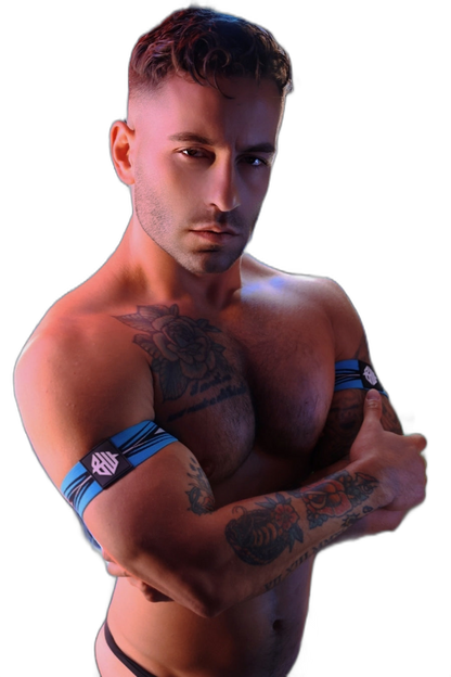 Breedwell Circuit Breaker Armbands Aqua Blue