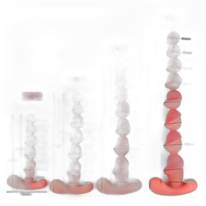 BlastBeads - Realistic Anal Beads - 4 Sizes