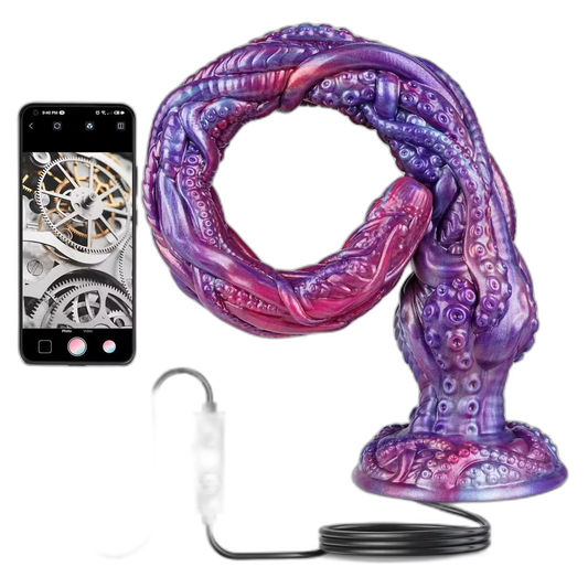 Hella - 19.8 Inch Endoscopic Camera Tentacle Anal Plug - Long Anal Toy
