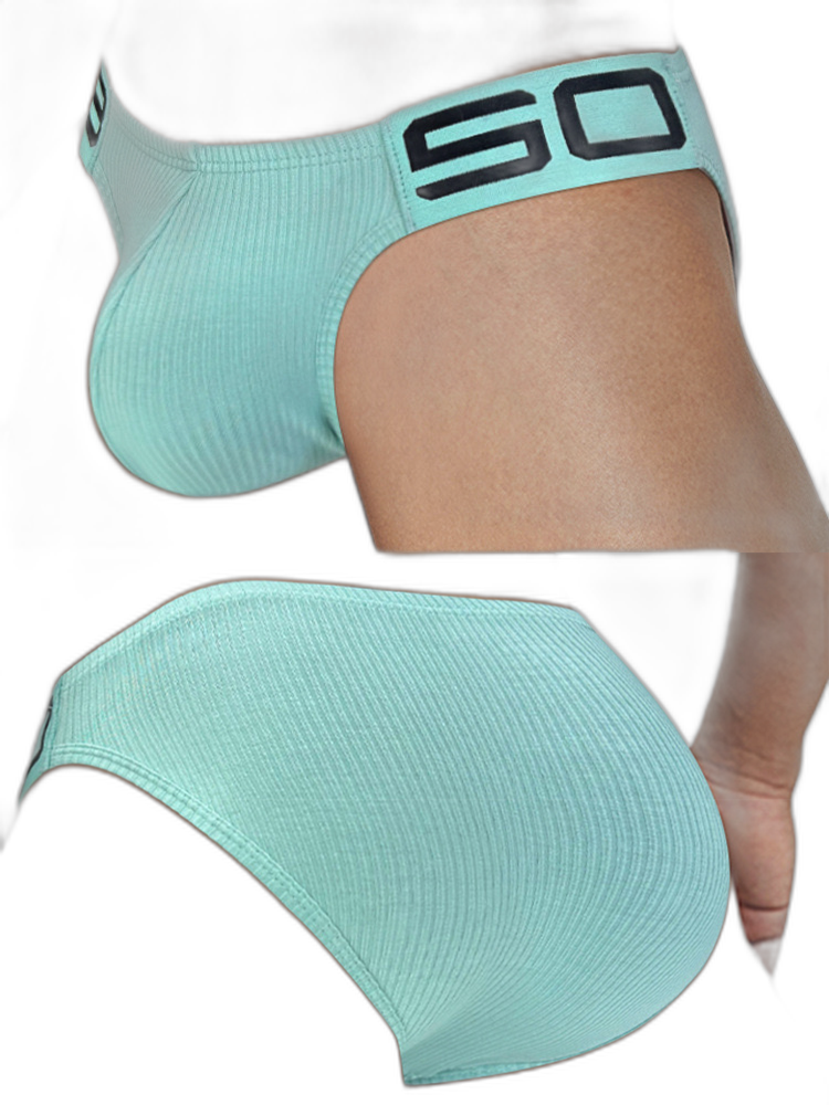 2 Pack Men’s Sexy Threaded Fabric Bikinis