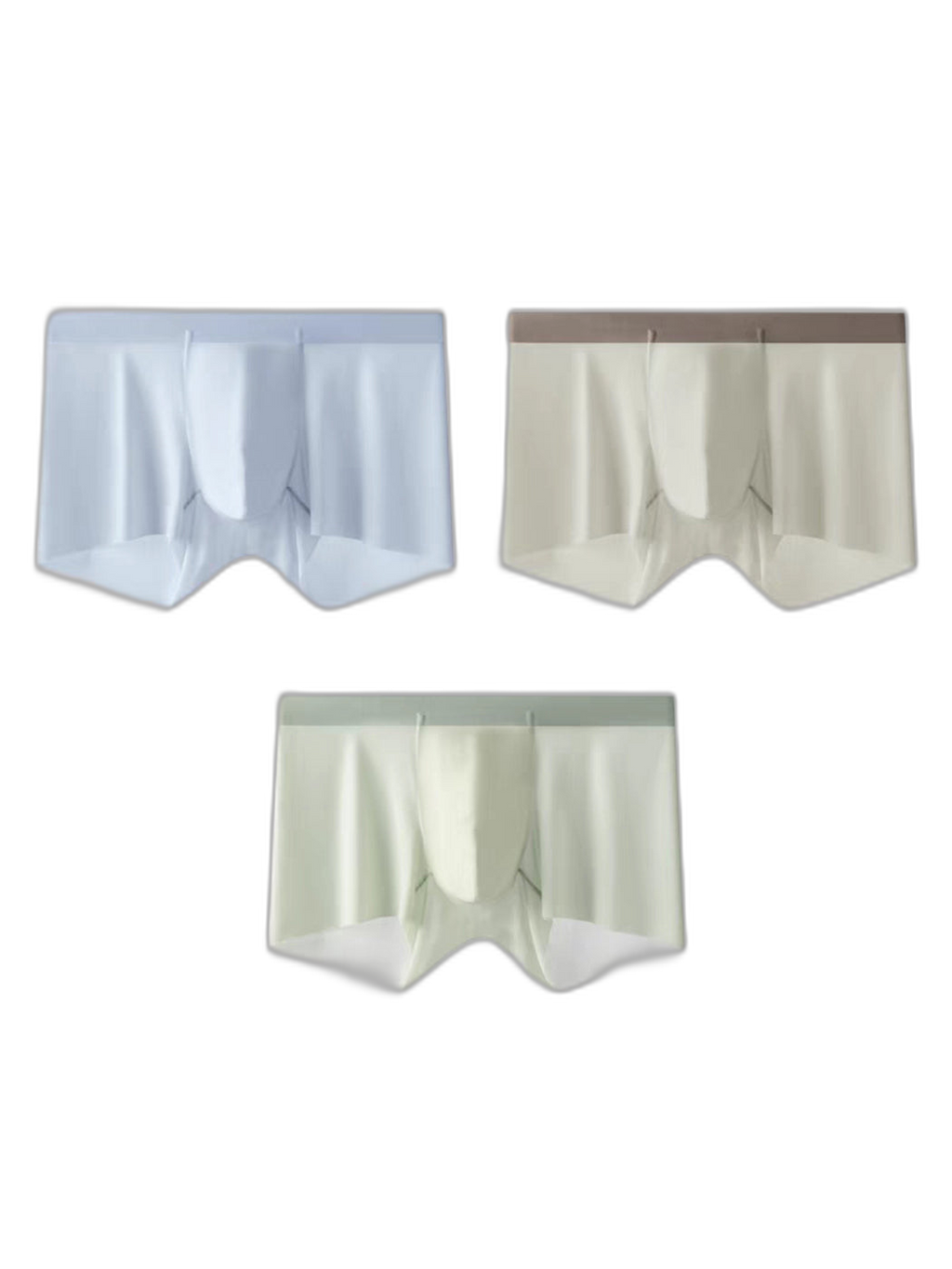 3 Pack Men’s Ultra-thin Seamless Trunks