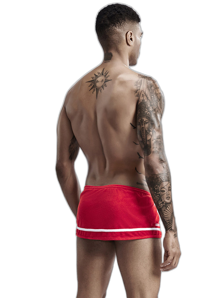 Men's Stylish Homewear Cotton Toweling Side Slit Shorts