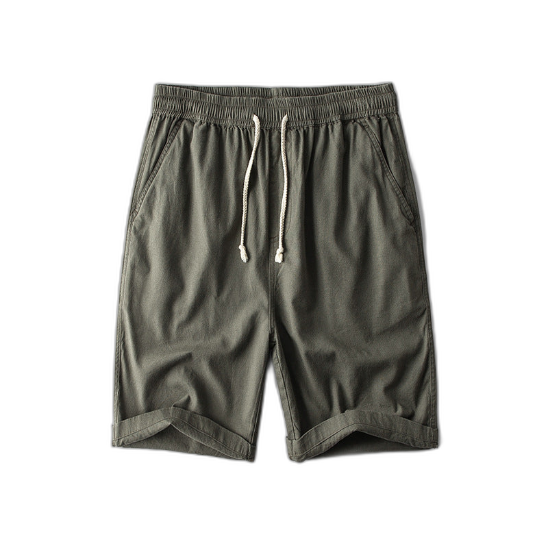 Rustic Breeze Linen Shorts