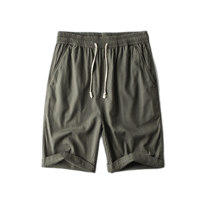 Rustic Breeze Linen Shorts