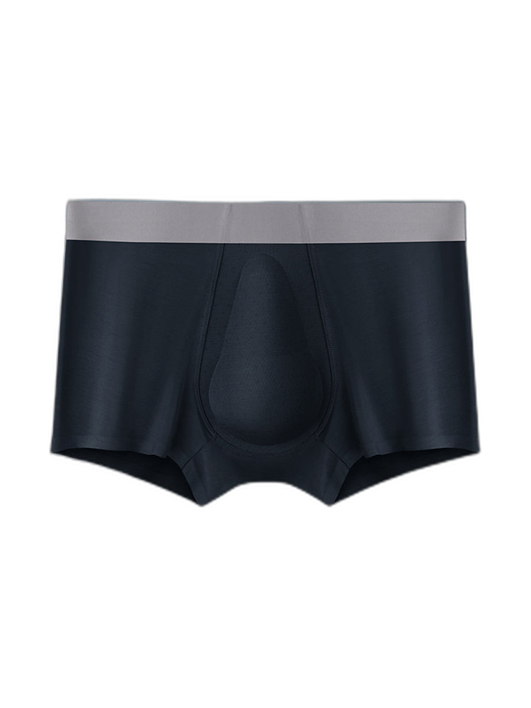 Men's Seamless Trunks with Organic Latex Support Cup