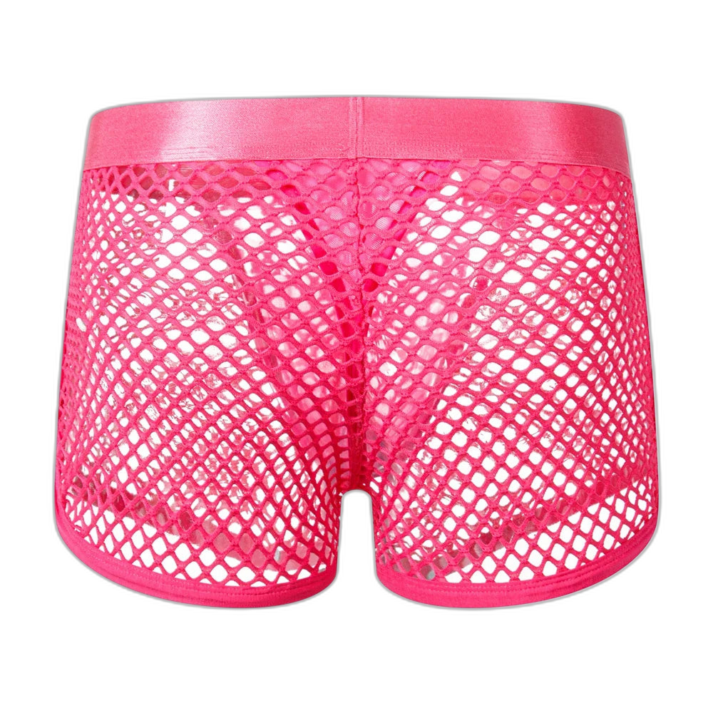 Jockmail 'Reveal All Fishnet' Underwear Shorts