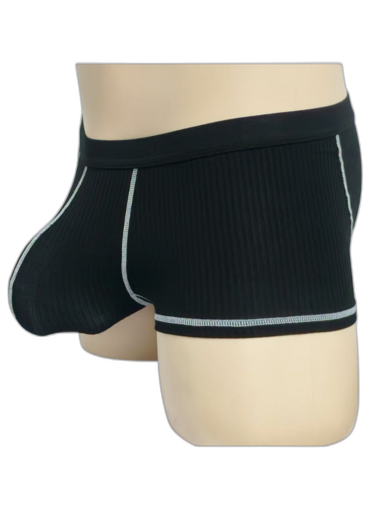 3 Pack Men's Ultra-Thin Cooling Large Supportive Pouch Breathable Low-Rise Trunks