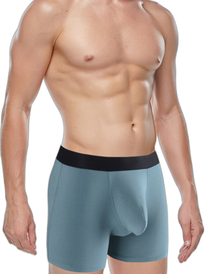 Men's Separate Big Pouch Long Boxer Briefs