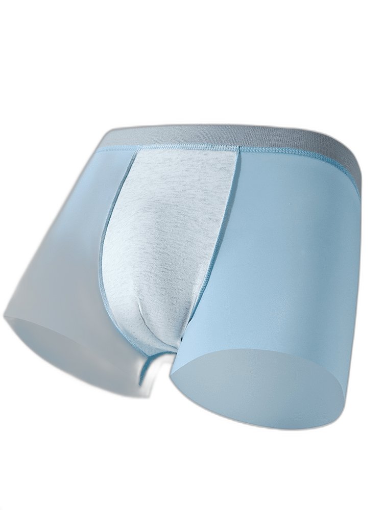 4-Pack Men's Stretch Fit Anti-Odor Seamless Ice Silk Trunks