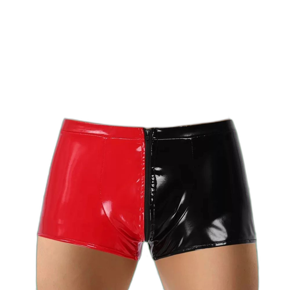 Joker Red & Black Wet Look Boxer Underwear