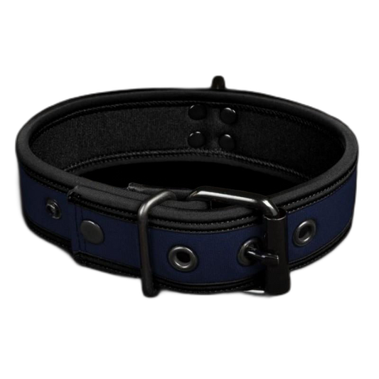 Mr S Leather NEO Puppy Collar Navy