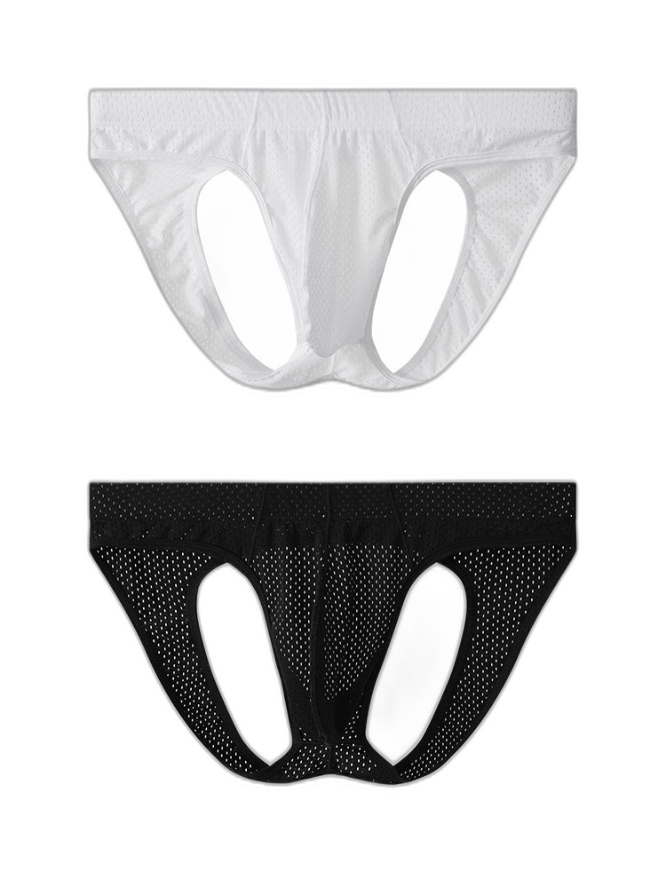 2 Pack Men's Breathable Mesh Jockstrap