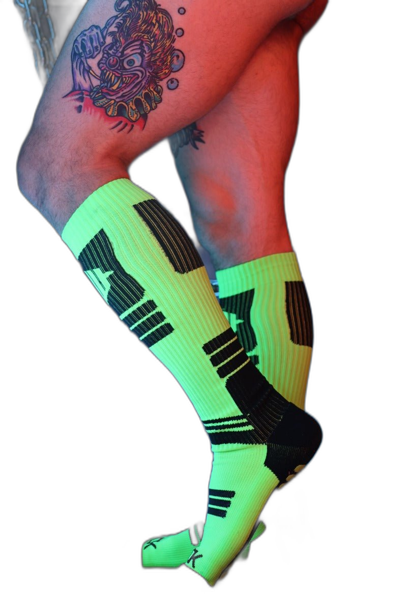 Breedwell Hypnotix Socks Neon Green
