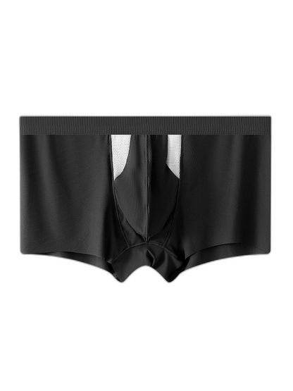 3 Pack Split-Support Men's Trunks- Breathable & Bulge-Enhancing