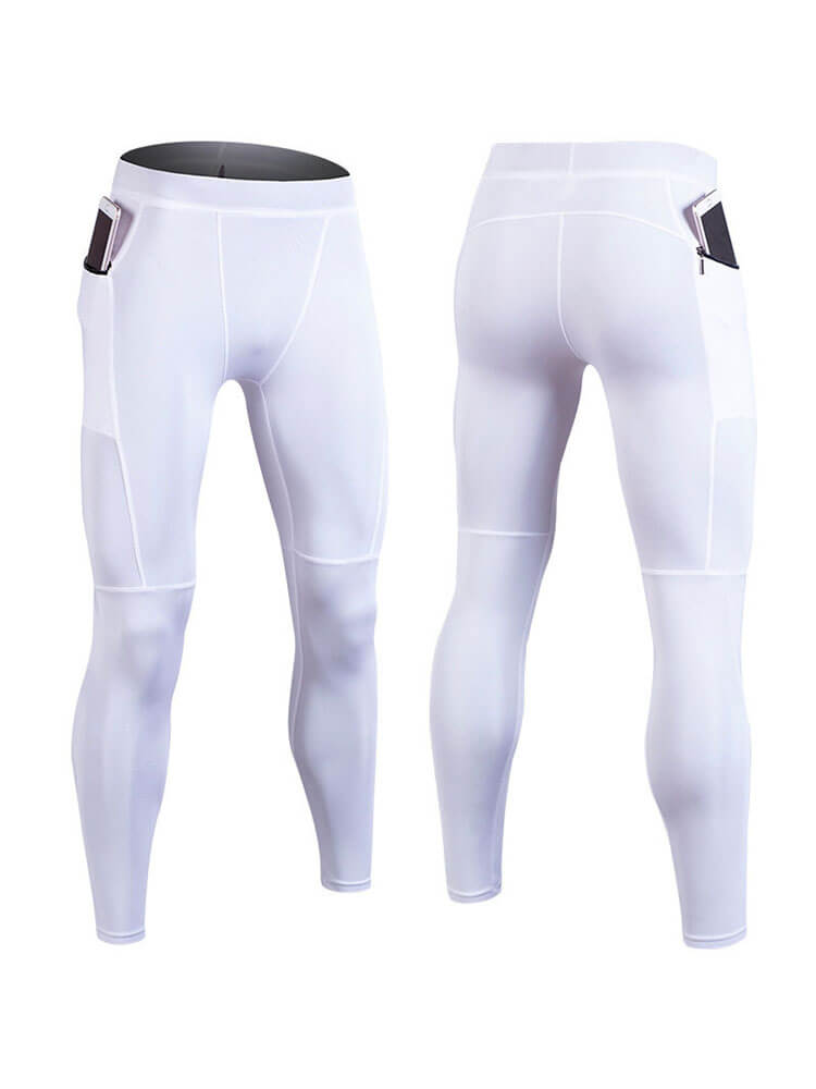 Men's Solid Color Quick-Drying Sports Tight Pants
