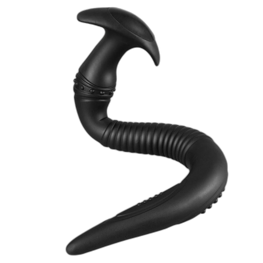 The Eel Anal Plug - Long Butt Plug - Ribbed Butt Plug