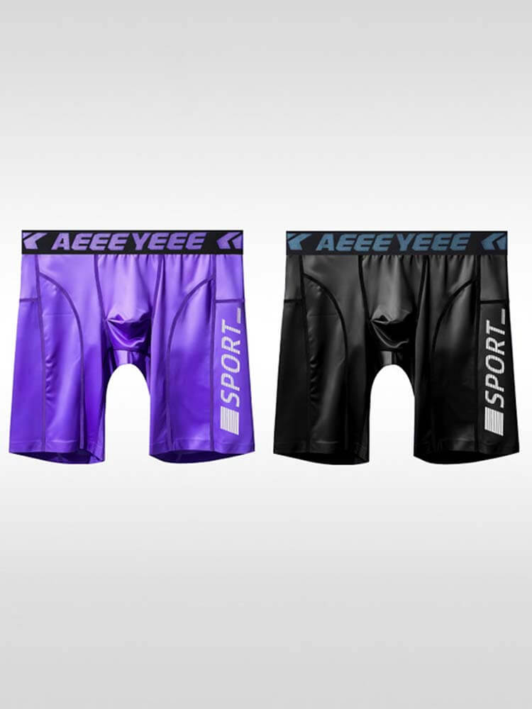 Men's High Elasticity Tight-Fit Quick-Dry Sports Shorts