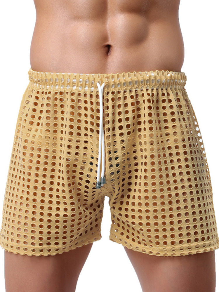 Men's Loose Sexy Mesh Shorts