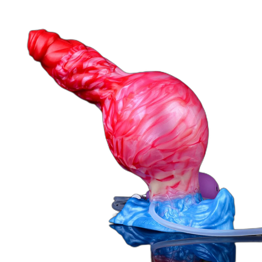 Ivan - 8 Inch Inflatable Squirting Knot Dildo