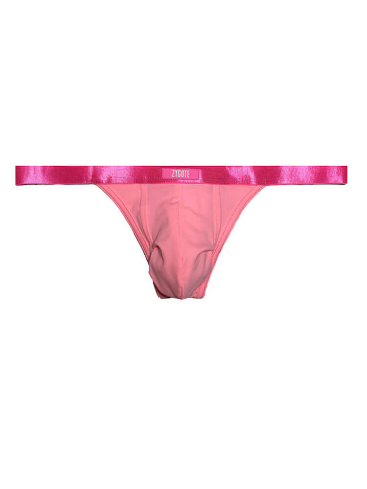 Men's Low-Rise Neon-Colored Large Pouch Thong