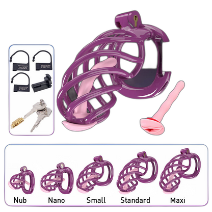 Omazor - Chastity Cage with Belt