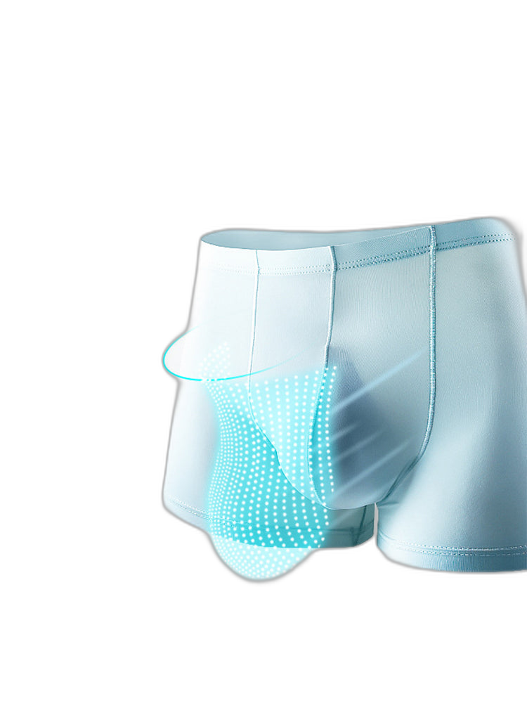 4 Pack Cooling Silk Bulge Pouch Men's Underwear