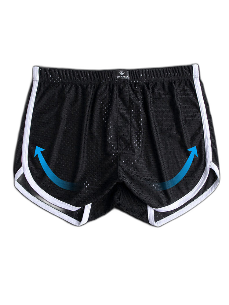 2 Pack Loose Home Underwear Breathable Mesh Shorts