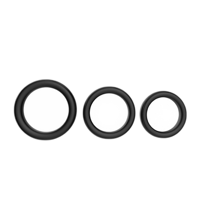 ruff GEAR Pure Silicone Stay Hard Cock Ring Set