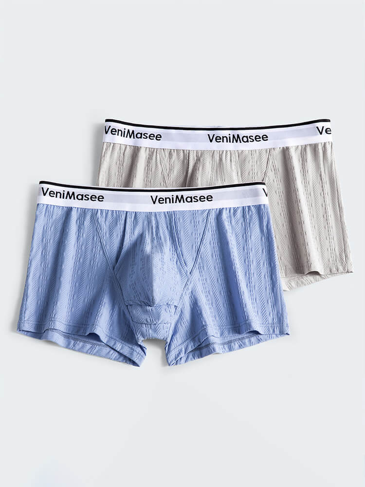 Men's Antibacterial Breathable Cotton Boxer Briefs
