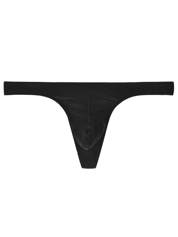 Men's Sexy Elephant Trunk Pouch Solid Color Thong