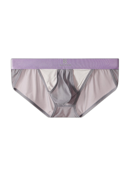 3 Pack Men's Ice Silk Breathable Mesh Low-Rise Classic Briefs