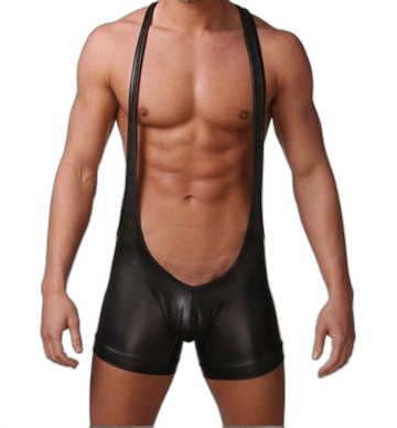 PU Leather Bodysuit