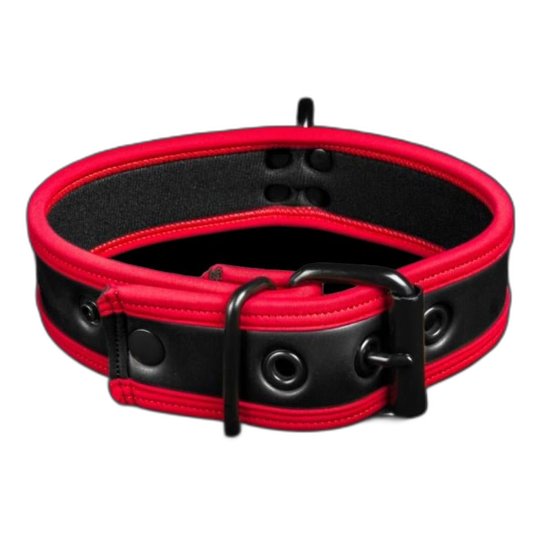 Mr S Leather NEO Puppy Collar Red