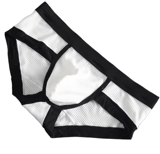 Breathable Pouch Briefs White