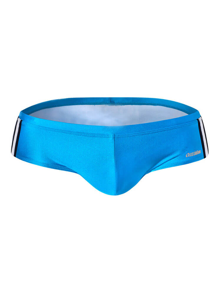 Men's Sexy Color-Block Low-Rise Swim Briefs