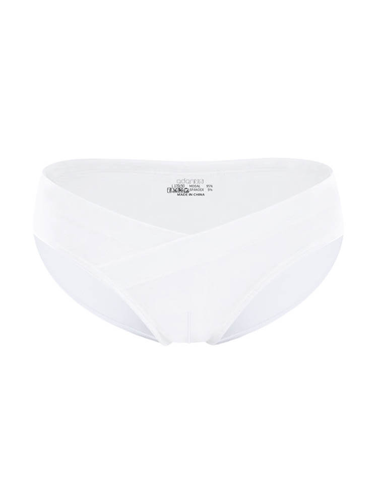Men's Sexy Solid Color V-Shaped Waist Modal Briefs