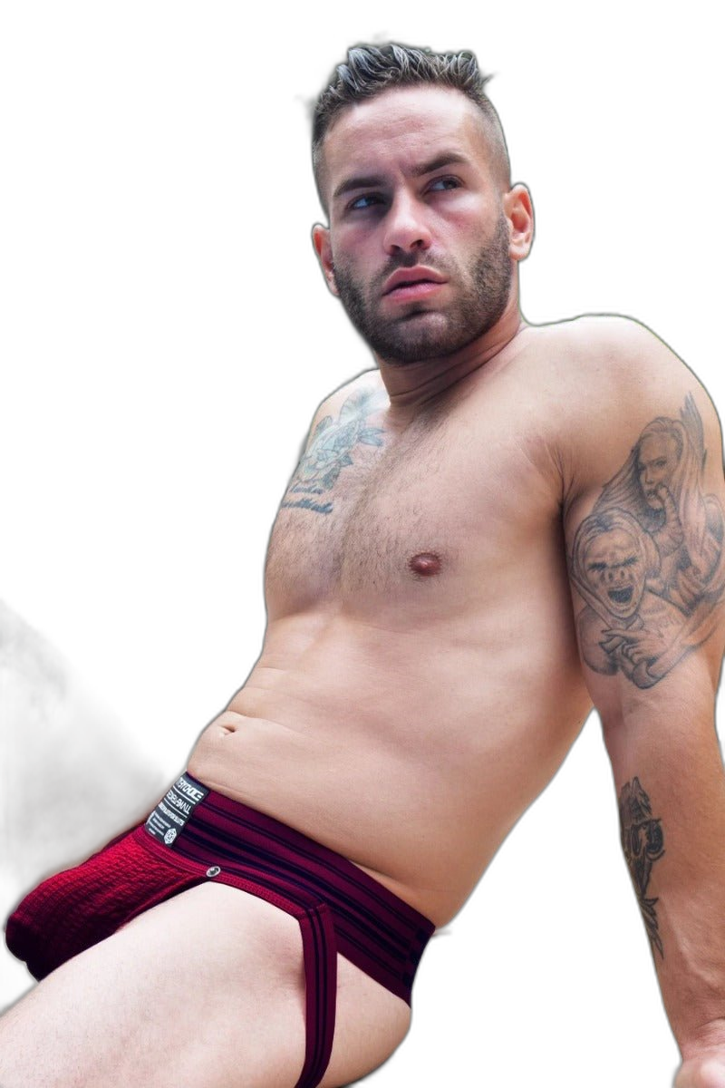 Breedwell Cumdump Jockstrap Burgundy