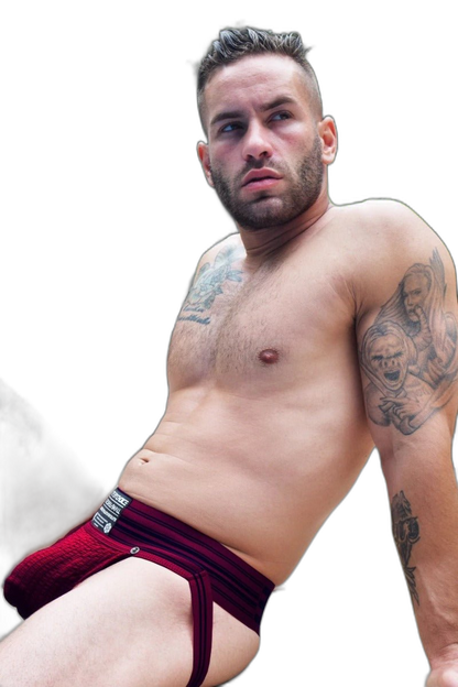 Breedwell Cumdump Jockstrap Burgundy
