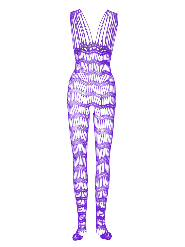 Men's Elastic Pantyhose Bodysuit