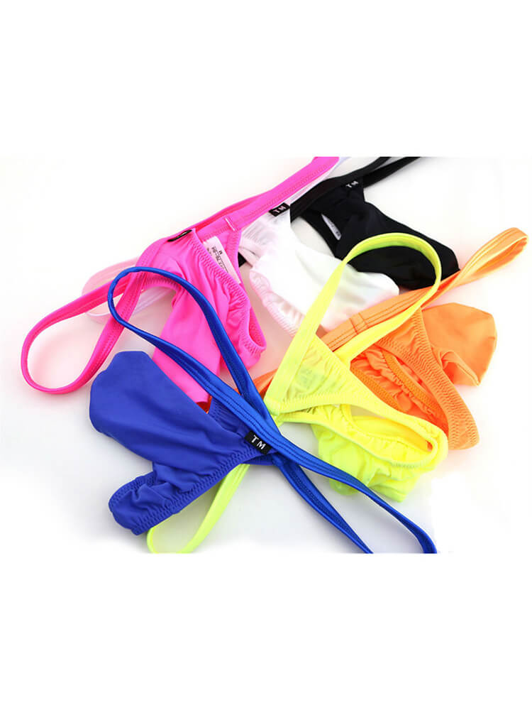 Men's Sexy Elephant Nose Pouch Thin Strap Thong