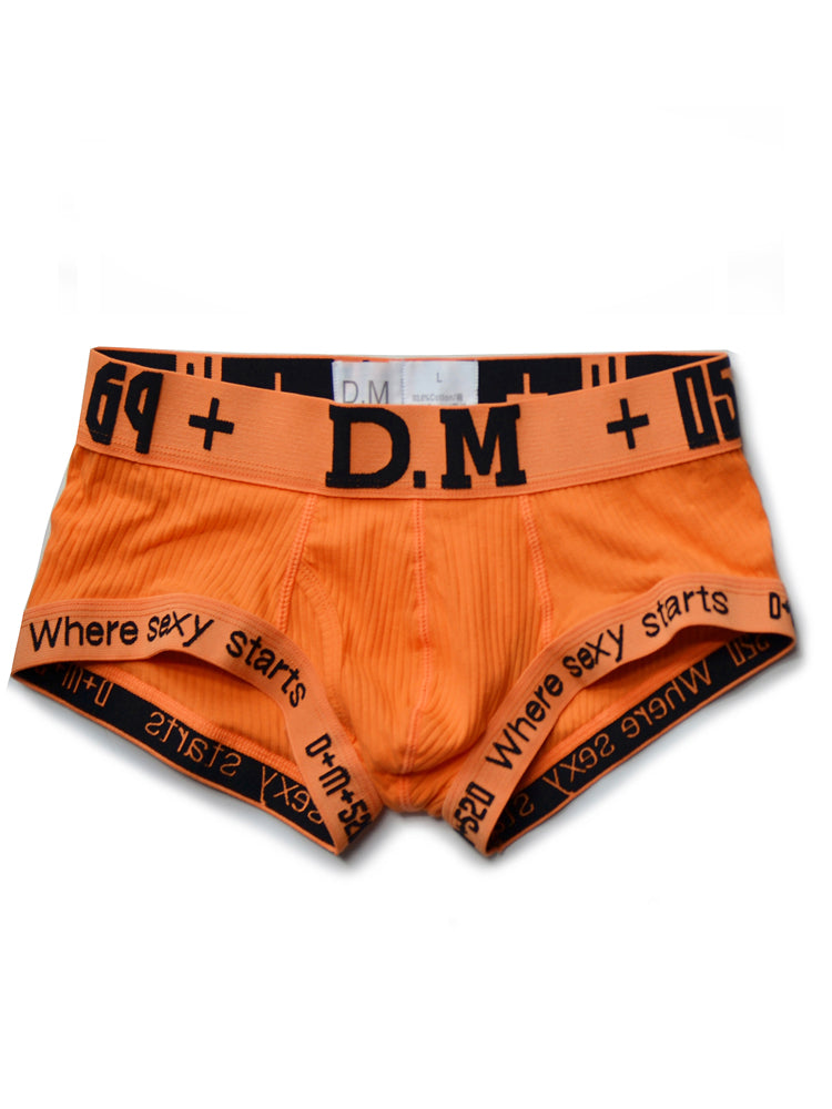 D.M Low Waist Sexy Cotton Comfort Capsule Boxer Briefs