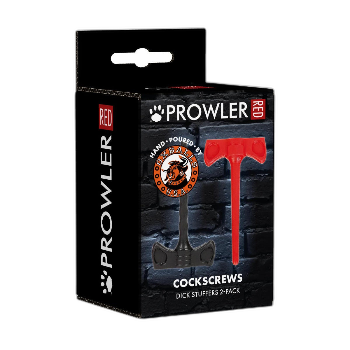 Prowler RED by Oxballs Cock Screw Sounds Black/Red 2 Pack