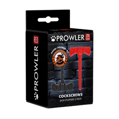 Prowler RED by Oxballs Cock Screw Sounds Black/Red 2 Pack