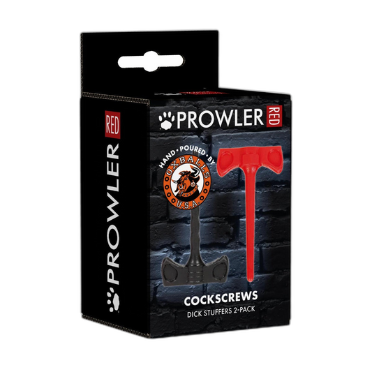 Prowler RED by Oxballs Cock Screw Sounds Black/Red 2 Pack