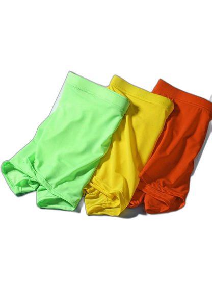 Thin Breathable Ice Silk U Convex Boxers for Men
